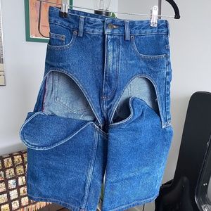 Y/Project cut out shorts